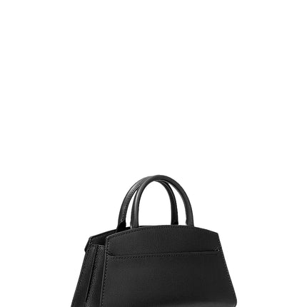 Michael Kors Women's Greta Small Leather Satchel Bag Black