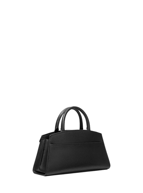 Michael Kors Women's Greta Small Leather Satchel Bag Black