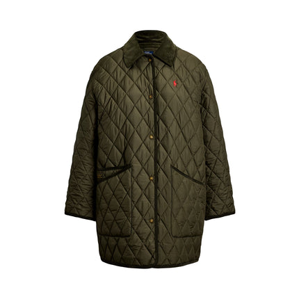 Polo Ralph Lauren Women's Quilted Barn Jacket Ranger Green