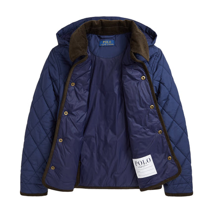 Polo Ralph Lauren Boy's Hooded Barn Jacket Newport Navy