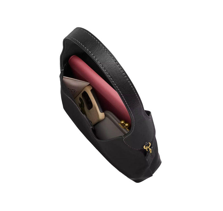 Coach Women's Brooklyn Shoulder Bag 28 Brass/Black