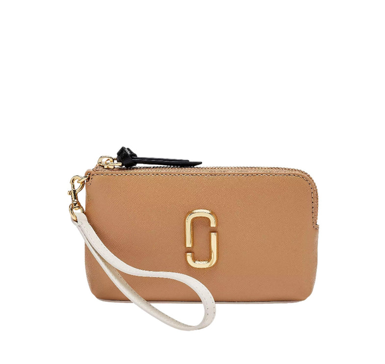 Marc Jacobs Women's The Snapshot Wristlet Camel Multi