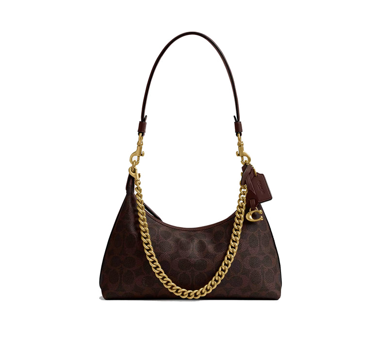 Coach Women's Juliet Shoulder Bag 25 In Signature Canvas Maple