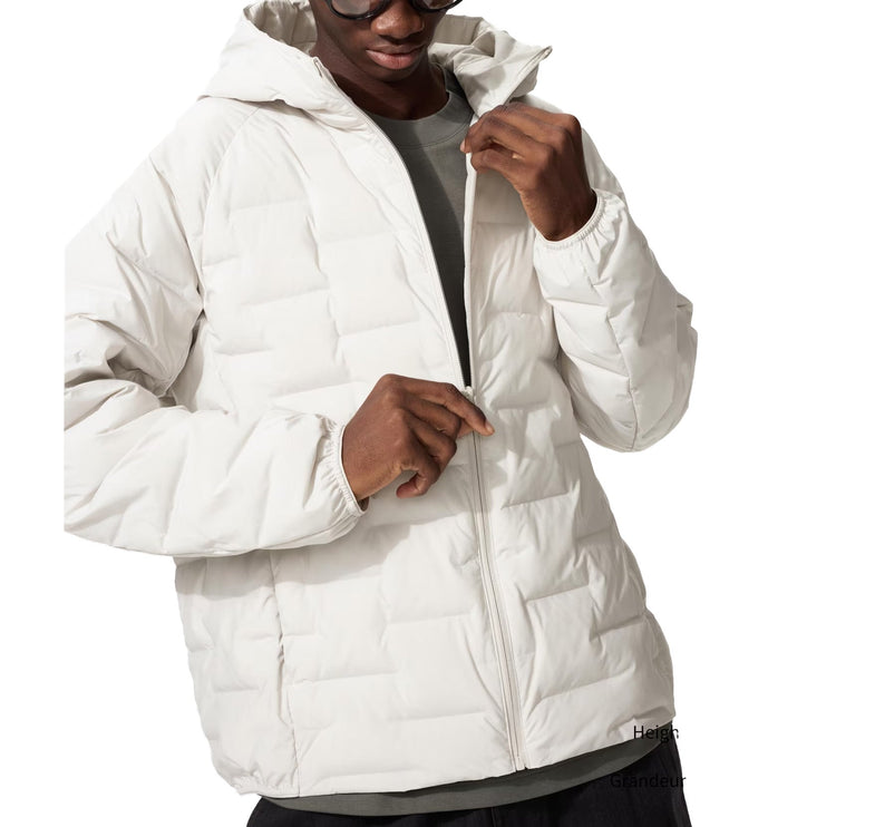 Uniqlo Men's Pufftech Parka 01 Off White
