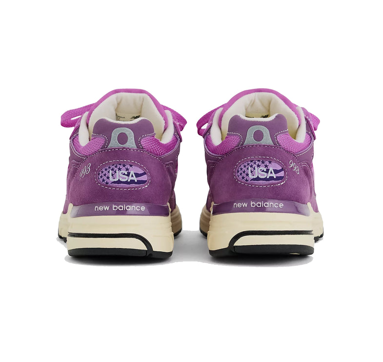 New Balance Made in USA 993 Passion Fruit with Dusted Grape and Afterglow U9934JA