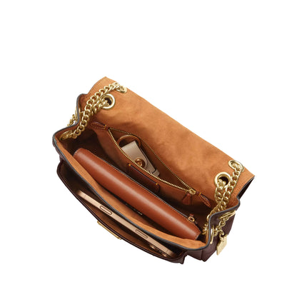 Coach Women's Elodie Crossbody Bag 24 Gold/Maple