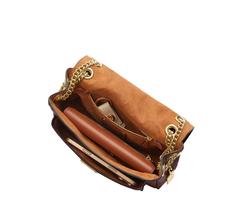 Coach Women's Elodie Crossbody Bag 24 Gold/Maple