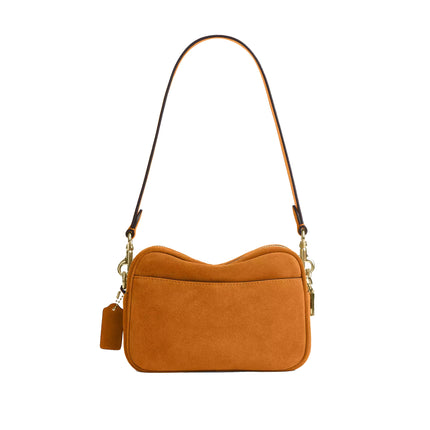 Coach Women's Mini Carey Crossbody Bag Gold/Marigold