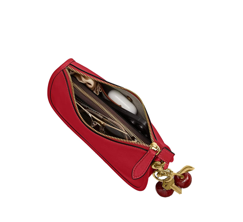 Coach Women's Waverly Bag Brass/Scarlet