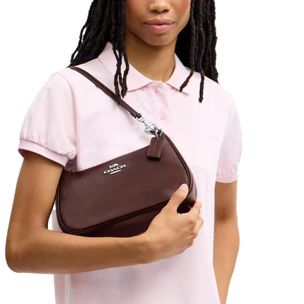 Coach Women's Soft Teri Shoulder Bag Silver/Maple
