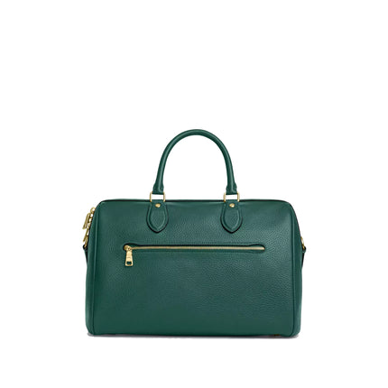 Coach Women's Rowan Large Satchel Bag Gold/Emerald