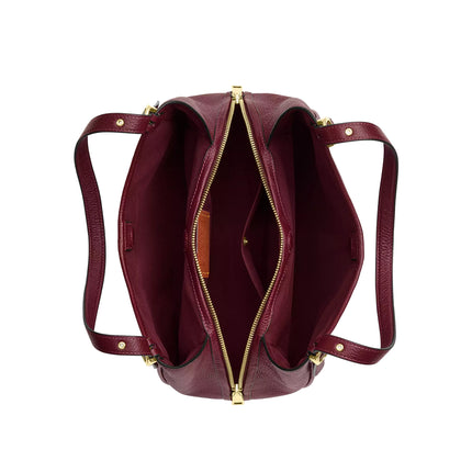 Coach Women's Erin Shoulder Bag Gold/Dark Cherry