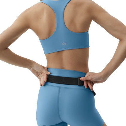 alo Women's Airlift Advantage Racerback Bra California Blue