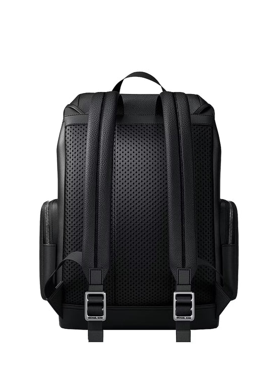 Michael Kors Unisex Cooper Pebbled Leather Backpack Black
