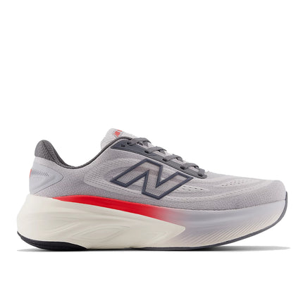 New Balance Men's Fresh Foam X More v6 Grey Matter with True Red and Castlerock MMORLC6