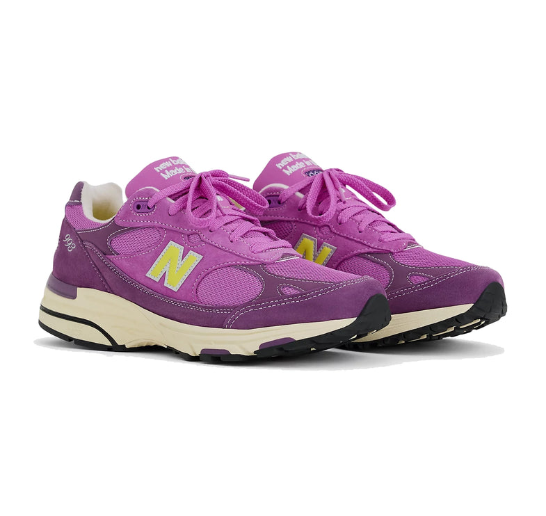 New Balance Made in USA 993 Passion Fruit with Dusted Grape and Afterglow U9934JA