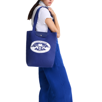 Longchamp Women's Le Pliage Collection M Tote Bag Cobalt