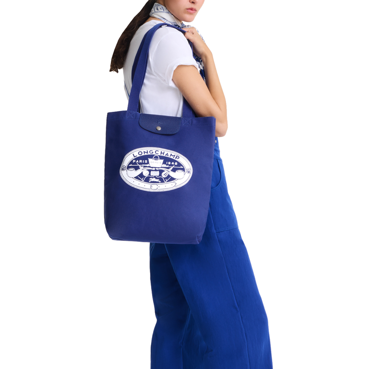 Longchamp Women's Le Pliage Collection M Tote Bag Cobalt
