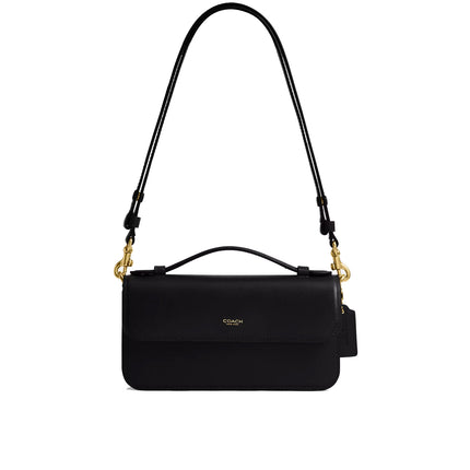 Coach Women's New York Elora Top Handle Crossbody Bag Brass/Black