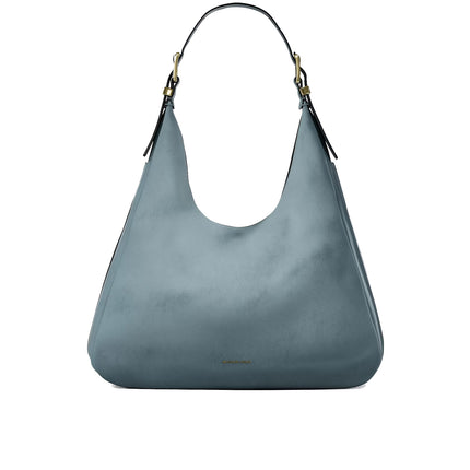 Michael Kors Women's Nolita Large Nubuck Hobo Shoulder Bag Chambray