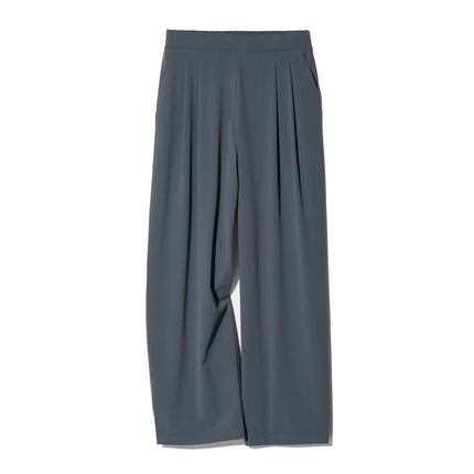Uniqlo Women's Extra Stretch Active Wide Pants 08 Dark Gray