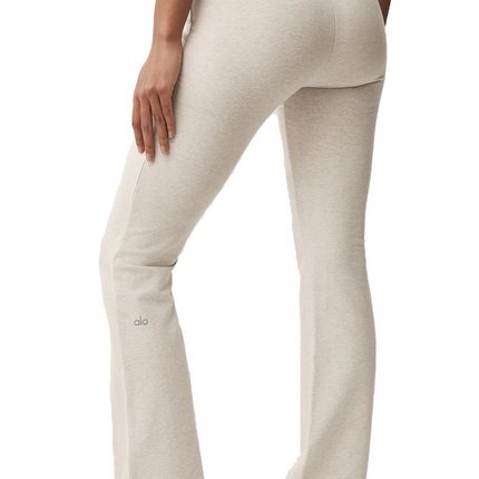 alo Women's Sway Bootcut Sweatpant Oatmeal Heather