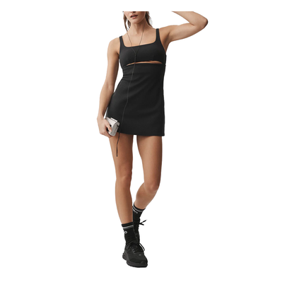 alo Women's Slice Tennis Dress Black