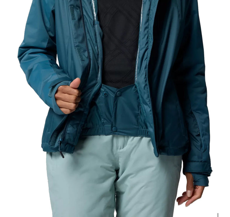 Columbia Women's Snowy Summit Insulated Jacket Everblue Dobby