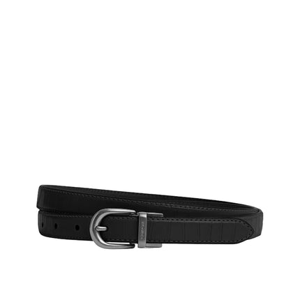 Coach Women's Classic Buckle Cut To Size Reversible Belt 18 Mm Silver/Black