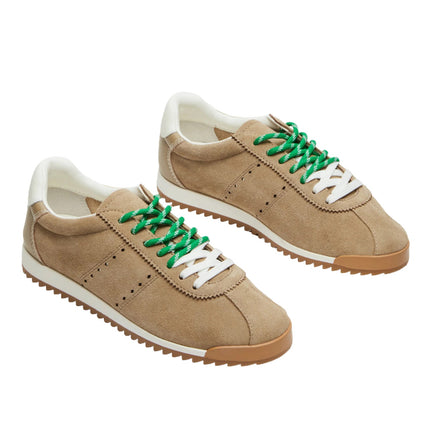 Steve Madden Women's MIRAGE Tan Suede Low-Top Sneakers Tan