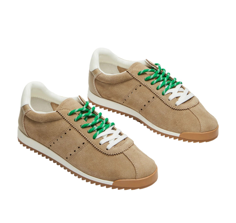 Steve Madden Women's MIRAGE Tan Suede Low-Top Sneakers Tan