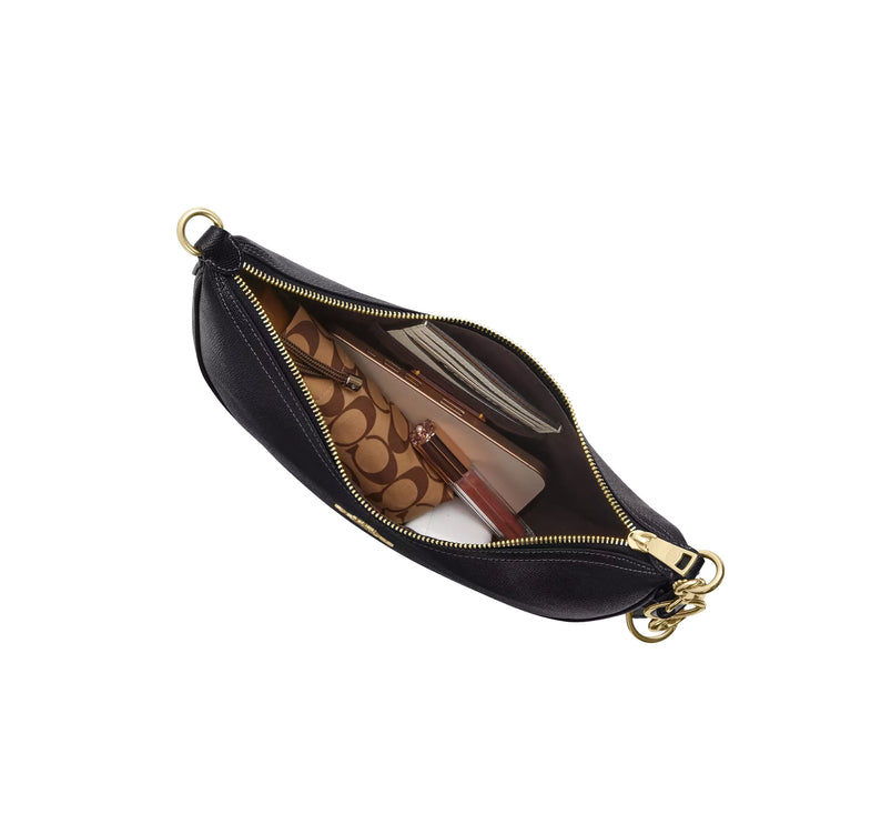 Coach Women's Aria Shoulder Bag Gold/Black