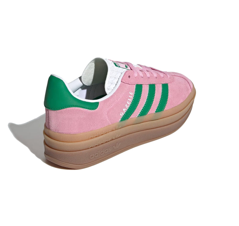 Adidas Women's Gazelle Bold True Pink/Green/Cloud White IE0420