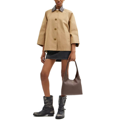 Coach Women's Brooklyn Shoulder Bag 28 Brass/Dark Stone