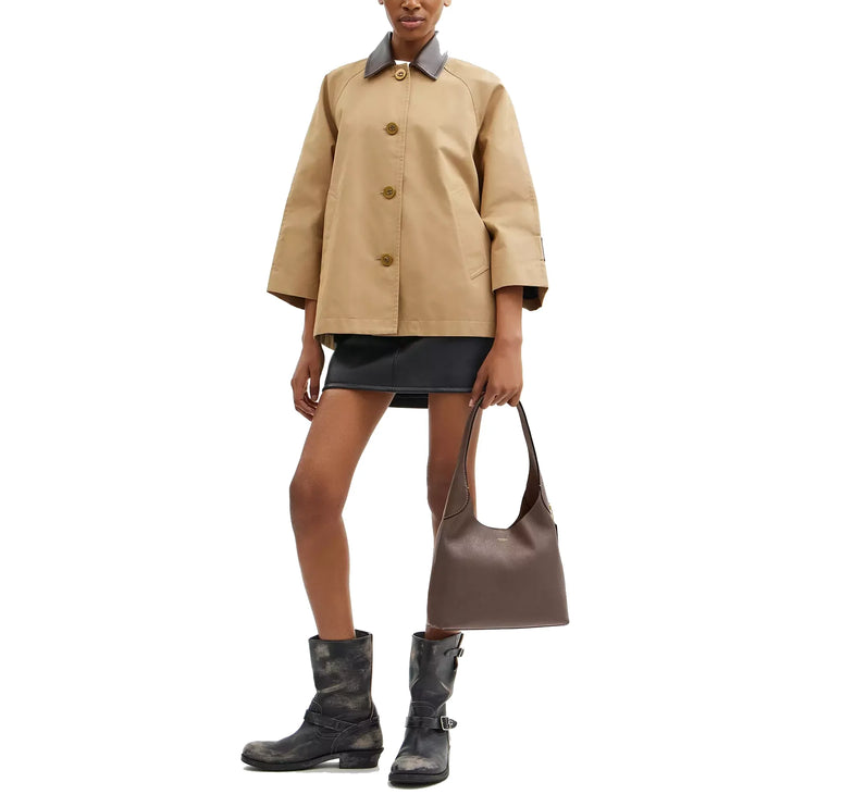 Coach Women's Brooklyn Shoulder Bag 28 Brass/Dark Stone