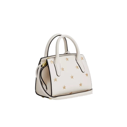 Coach Women's Andrea Mini Carryall Bag With Star Print Gold/Chalk Multi - Hemen Kargoda