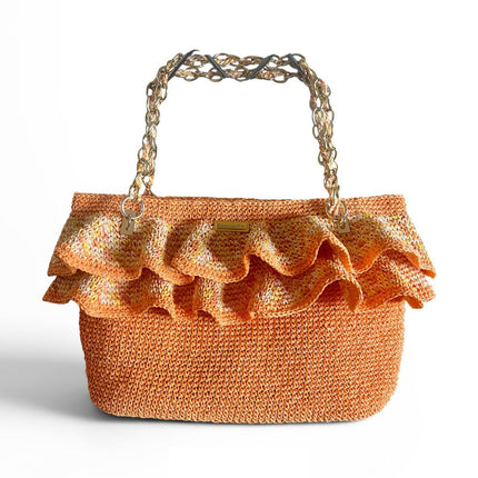 Sienna D'or Bellini Ruffle Tote - Hemen Kargoda
