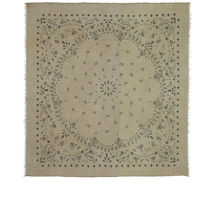 KUJTEN Women's Extra Large Bandana Effy Marl Khaki