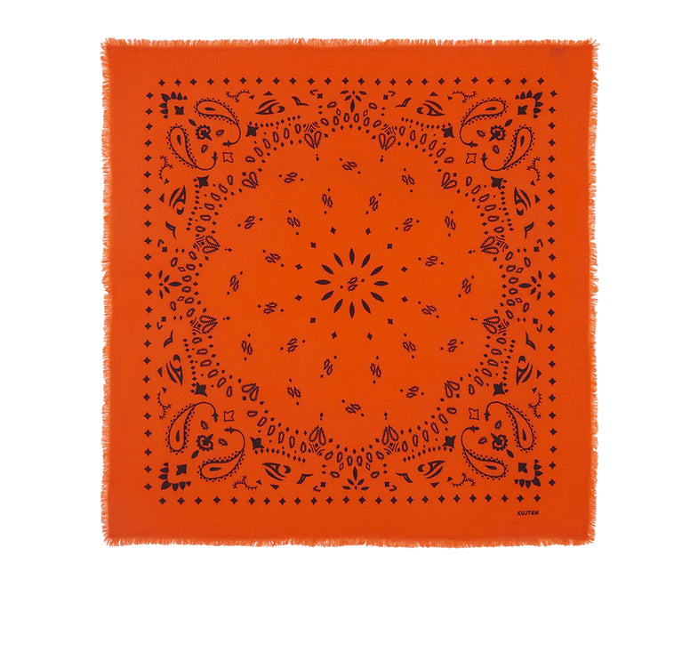 KUJTEN Women's Large Bandana Hachiko Sunset