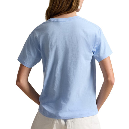 Polo Ralph Lauren Women's Polo Bear Cotton Jersey Tee Baby Blue