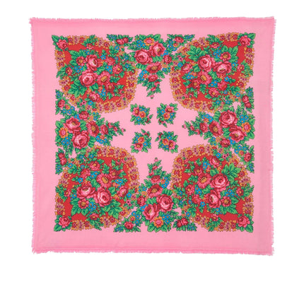 KUJTEN Women's Large Bandana Hachiko Flower Candy Pink