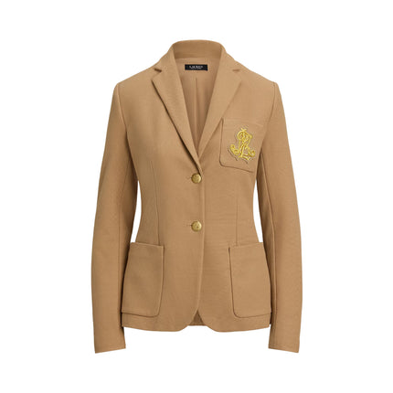 Polo Ralph Lauren Women's Bullion Jacquard Blazer Classic Camel