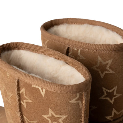 UGG Toddlers Classic II Iridescent Stars Chestnut/Gold Iridescent - Hemen Kargoda