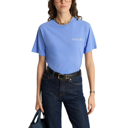 Sporty & Rich Women's Syracuse T-Shirt Flax Blue