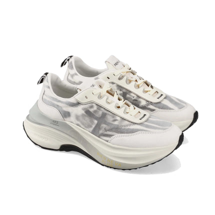 Premiata Women's Hill Sneakers White/Multi 7507