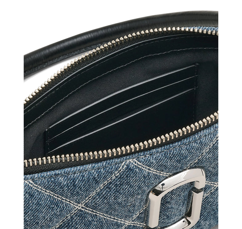 Marc Jacobs Women's The Quilted Denim Snapshot Blue