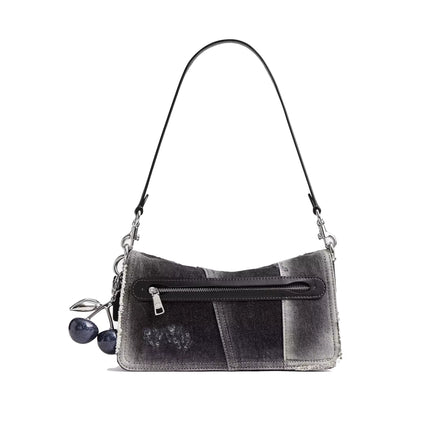 Coach Women's Tabby Shoulder Bag 26 Inspired by Shan Yichun Silver/Black