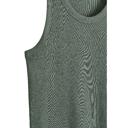 COS Women's Ribbed Tank Top Moss Green