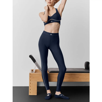 alo Women's Airlift High-Waist 7/8 Speedwork Legging Navy