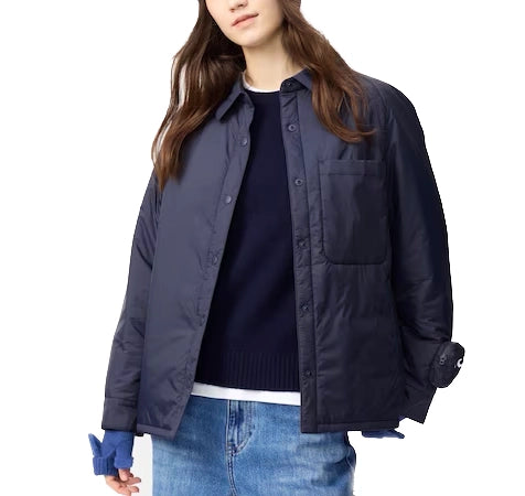 Uniqlo Women's Pufftech Shirt Jacket 69 Navy